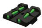 Hi-viz Litewave Sight Fits Xd Xd-m Pistols Except 5.25 Rear Only Includes Litepipes And Key Xdlw11