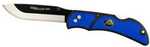 Outdoor Edge Razor EDC Lite Folding Knife Plain 3.5" Blades 420J2 Stainless Steel Blue and Black Handle Includes (6