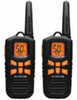 Motorola R-Series Two Way Radio Black/Orange 42 Mile 50 channels Noaa Weather Micro-USB Charging IP67 Waterpro