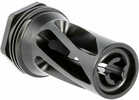 Muzzle Device Length Is 2.3 inches, Length added To Barrel Is 1.7 inches (On Barrels With 0.6" Threads)