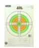 Champion Traps & Targets Fluorescent Orange/Green Bullseye Scorekeeper 25 Yard Pistol Slow Fire 12 Pack 45760
