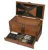 Outers Wooden Chest Cleaning Kit For Universal Gun 25 Piece Box 70084