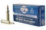 22-250 Rem 55 Grain Jacketed Soft Point 20 Rounds Prvi Partizan Ammunition Remington