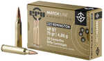 Model: Match Caliber: 223 Remington Grains: 75Gr Type: Hollow Point Units Per Box: 20 Manufacturer: Prvi Partizan Model: Match Mfg Number: PPM2232