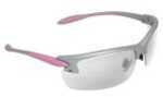 Radians Glasses Silver and Pink Frame Clear Lens PG0810CS