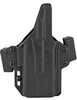 Raven Concealment Systems Perun LC OWB Holster 1.5" Fits Glock 19 with XC1-A/B Ambidextrous Black Nylon/Polymer PXG19XC1