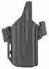 Raven Concealment Systems Perun LC OWB Holster 1.5" Fits Glock 17/19 with TLR-1 HL Ambidextrous Black Nylon/Polymer PXG9