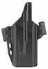Raven Concealment Systems Perun LC OWB Holster 1.5" Fits Glock 17/19 with X300 Ultra A/B Ambidextrous Black Nylon/Polyme