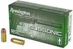 Remington Subsonic 45 Acp 230 Grain Flat Nose Enclosed Bullet 50 Round Box 28428