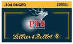 204 Ruger 32 Grain Polymer Tip Rounds Sellior & Bellot Ammunition