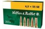 Model: Rifle Caliber: 6.5X55 Swedish Grains: 131Gr Type: Soft Point Units Per Box: 20 Manufacturer: Sellier & Bellot Model: Rifle Mfg Number: SB6555A