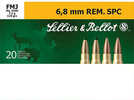 Model: Rifle Caliber: 6.8 SPC Grains: 110Gr Type: Full Metal Jacket Units Per Box: 20 Manufacturer: Sellier & Bellot Model: Rifle Mfg Number: SB68C