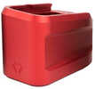 Alum Ext Mag Plate GLK G19 9MM Red