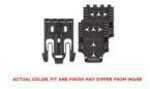Safariland Quick Locking System Kit 1-QLS 19 Duty Fork and 2-QLS 22 Receiver Plate with Hardware Black Fini