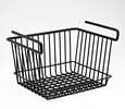 SnapSafe Hanging Shelf Basket 11.75"W x 7.5"H x 9"D Holds Up To 40lbs. Black Finish 76011