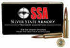 308 Win 168 Grain Hollow Point Boat Tail 20 Rounds Silver State Armory Ammunition 308 Winchester