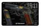 TekMat 1911 Pistol Mat 3D Cut Away 11"x17" Black 17-1911-CA