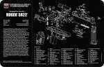 TekMat Pistol Mat for Ruger® SR22 11"x17" Black Finish 17-Ruger®SR22