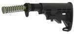 Tapco Inc. Stock Black 6 Position With Buffer/Spring AR-15 Commercial STK09161