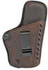 Versacarry CFD2114 Comfort Flex Deluxe IWB Size 04 Brown Leather Belt Clip Right Hand