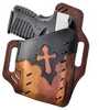 Versacarry Guardian Arc Angel Outside the Waistband Holster Fits Full Size Pistols Leather Distressed Brown Right Hand U