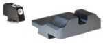 Warren Tactical Series Sight for Glock Black Plain Rear/Tritium Front Glock-WTL-01