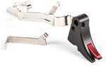 ZEV Fulcrum Adjustable Trigger Bar Kit, Small, Blk/Red