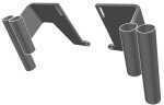 Mounts To existing Motor Bolts.Durable Black Powder Coated Aluminum.