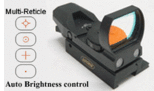 The Vector Optics Reticle Is The Best Available On The Market. With Auto Brightness Control. It Is cOnstructed To Be Very Durable For years Of Use.