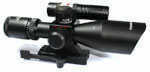 Vector Optics Sideswipe 2.5-10X40 Scope With Built In Green Laser And Quick Detach Mount