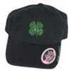 Black Clover Bling #1 Adjustable Women's Hat Black/Green
