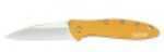This Leek features An Orange anodized-Aluminum Handle That Has a Fade-Resistant, Scratch-Resistant Dye That permanently Is Bonded To The Aluminum. The Business End Of The Knife Is a Task-Ready 3" Blad...