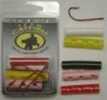 Team Catfish Ez Load Tubes W/2/0 Hooks 6 Pack Cam Action Yellow Mn# EZY6J