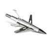 The American-made Spitfire DoubleCross is a 100-Grain Broadhead that integrates four, no-fail blades with two-stage blade deployment.  Spitfire?s bulletproof design keeps the blades closed in flight a...