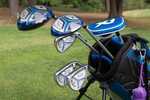 Callaway XJ Sets deliver the performance to fit your junior player, with industry-leading technologies to help them have fun and hit great shots.  Seven Piece Set includes: Driver, Fairway Wood, Hybri...