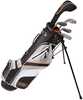The Merchants of Golf Tour X Junior Golf sets are great for beginner golfers.  Ages 12 &amp; Over. 4'6" in Height and Over. Includes: 1 - Oversized 3 Wood. 1 - Deep Cavity 7 Iron. 1 - Alignment Style ...