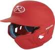Rawlings Mach EXT Batting Helmet-Scarlet-JR-RH