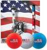 Volvik USA Golf Ball Pack - 3 Sleeves - Red White Blue