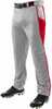 Champro Adult Triple Crown Baseball Pant Grey Scarlet XL