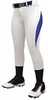 Champro Womens Surge 2 Color Softball Pant White Roy Blu XL