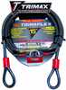 The Trimax TRIMAFLEX Dual Loop Multi-Use Cable 15 ft x 10mm is great for securing ATV's, watercrafts, bicyclels, motorcycles, treestands, ladders, and construction equipment. The flexible steel cable ...