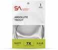 Scientific Anglers Absolute Trout 7.5 ft 5X Clear Leader