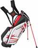 The Cobra Golf Ultralight Stand Bag is built for carrying at 4.5 lbs. It features eight pockets and a COOLFlow hip pad providing ultimate breathability and comfort. The EASYFlex base allows greater tu...