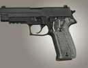 Hogue Sig Sauer P226 DA SA Piranha G10 GMascus Black Grey