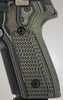 Hogue Sig Sauer P228 P229 DA SA Piranha G10 Black Grey