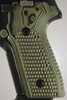 Hogue Sig Sauer P228 P229 DA SA Piranha G10 Green Lava