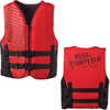 Full Throttle Youth Life Jacket Rapid-Dry-Red