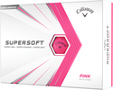 Callaway Supersoft Matte 2021 Pink Golf Balls 12pk