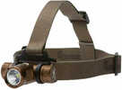 Browning 3713345 Blackout Elite Headlamp-USB Rechargeable Burnt Bronze | White/Green 860 Lumens