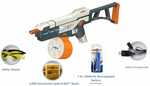 The Splat-R-Ball Full Auto Water Bead Blaster Kit shoots Certified 7.5mm Splat-R-Ball water bead ammo. The kit contains one Blaster, 1200 round drum magazine, sling, sling clip, 6,000 rounds of Splat-...